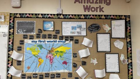 Geography display